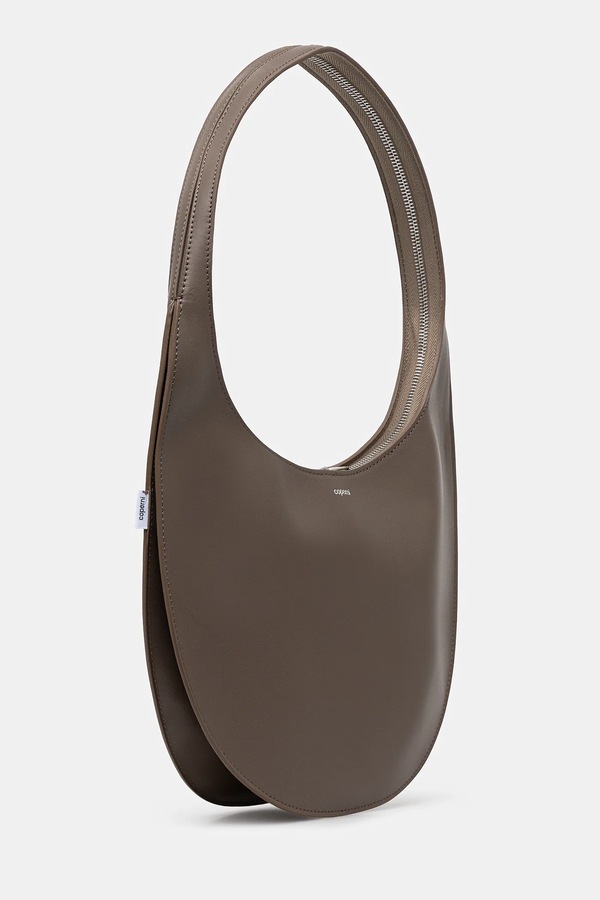Шкіряна сумочка coperni Medium Soft Swipe колір коричневий
