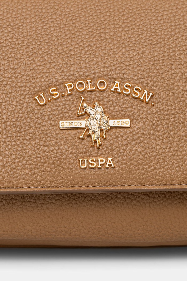 Сумка крос-боді жіноча U.S. Polo Assn. Stanford колір коричневий фото 4