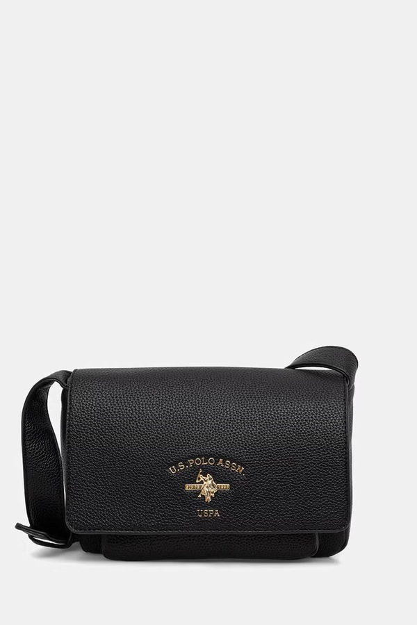 Сумка крос-боді жіноча U.S. Polo Assn. Stanford колір чорний