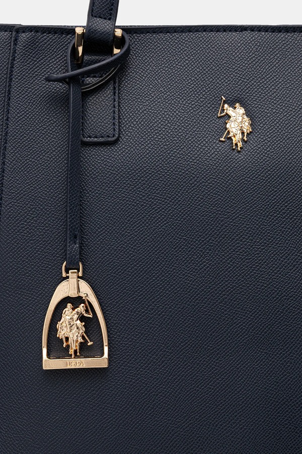 Сумка-шопер жіноча зі штучної шкіри U.S. Polo Assn. Jones колір темно-синій фото 4
