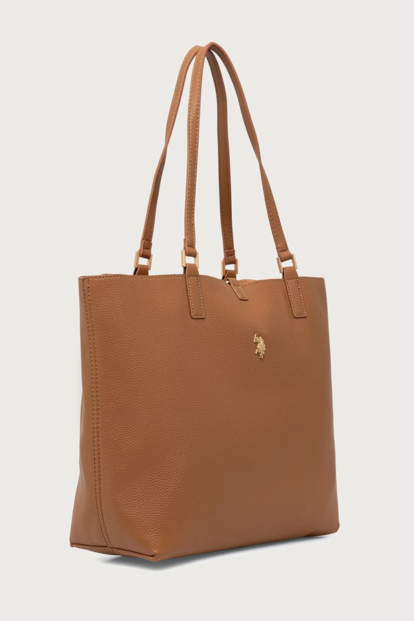 Двусторонняя сумочка женская из искусственной кожи U.S. Polo Assn. Malibu цвет коричневый