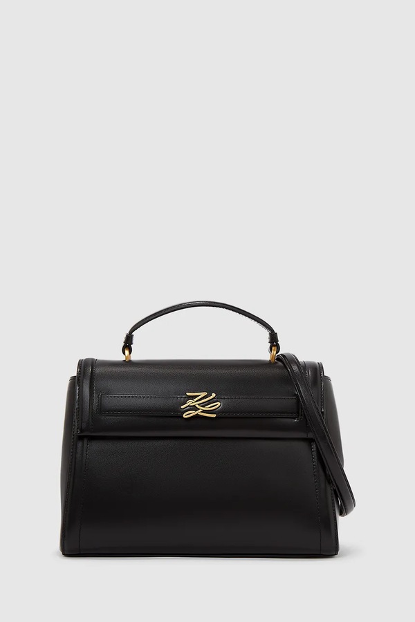Кожаная сумочка Karl Lagerfeld K/AUTOGRAPH цвет черный