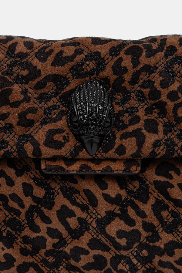Замшева сумочка Kurt Geiger London MINI KENSINGTON колір коричневий фото 4