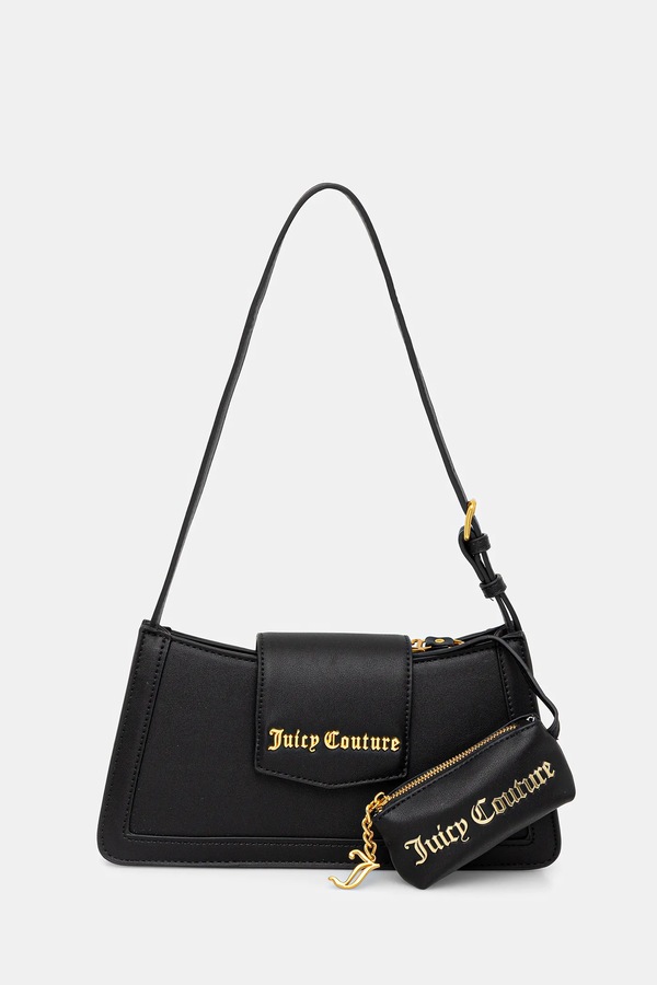 Сумка baguette женская из искусственной кожи Juicy Couture Lily цвет черный