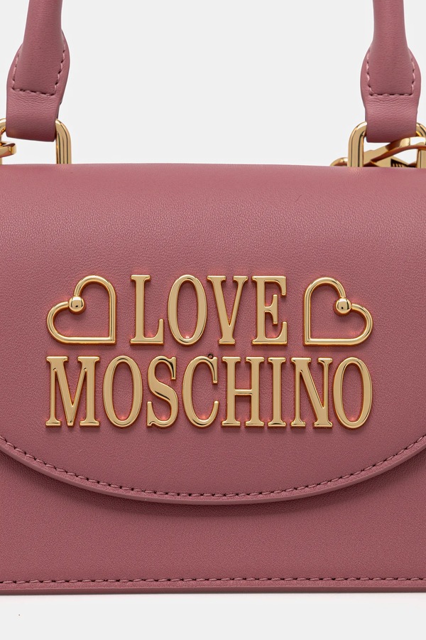 Сумочка Love Moschino колір рожевий фото 3