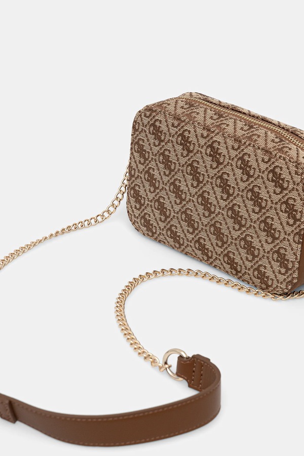 Сумочка Guess колір бежевий фото 2