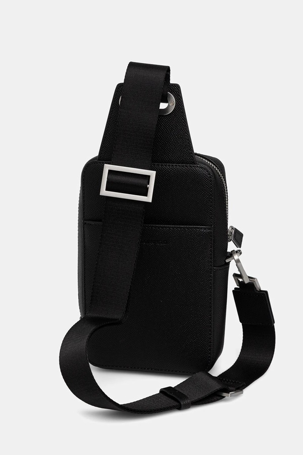 Сумка чоловіча шкіряна Karl Lagerfeld K/MONOGRAM колір чорний фото 2