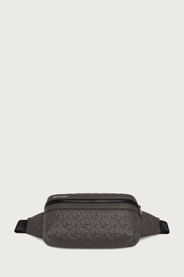 Бананка мужская из искусственной кожи Armani Exchange цвет коричневый