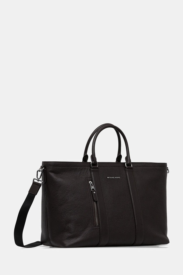 Кожаная сумка Michael Kors 48 x 32 x 22 cm цвет коричневый