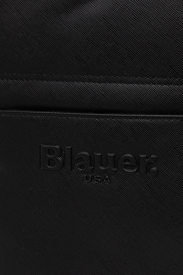 Сумка чоловіча зі штучної шкіри Blauer колір чорний фото 4