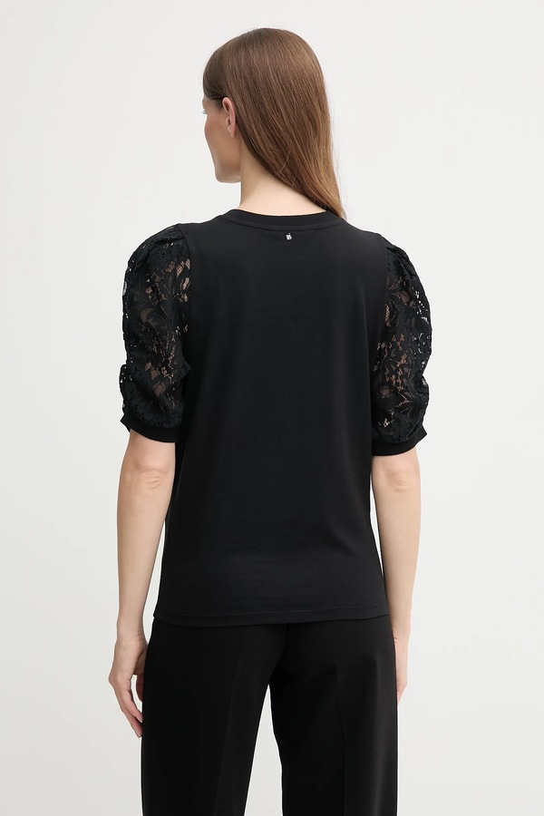 Футболка DKNY колір чорний фото 3