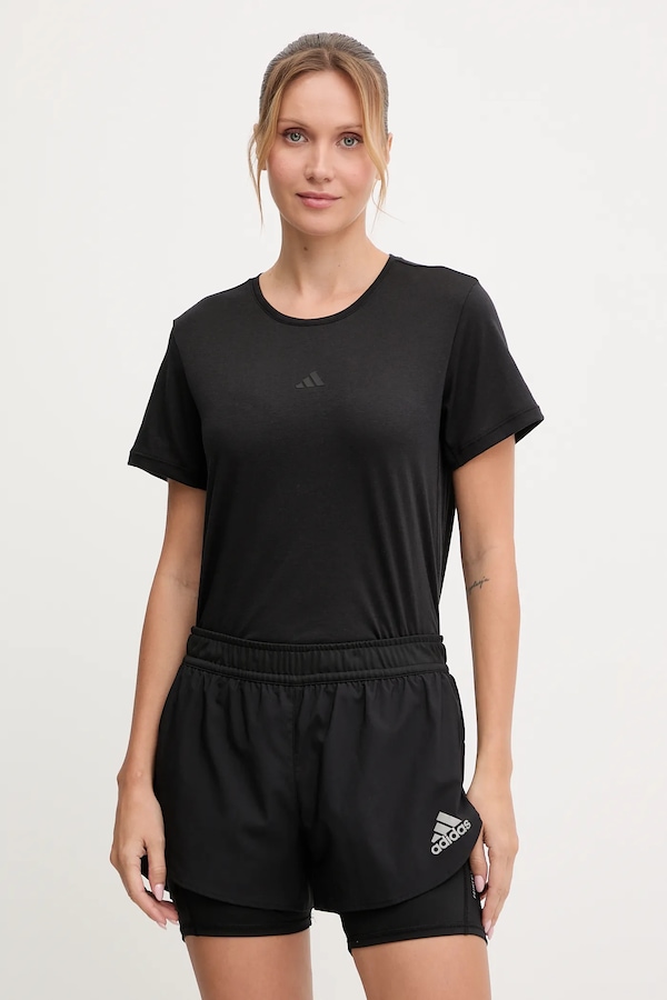Футболка для йоги adidas Performance Motion цвет черный