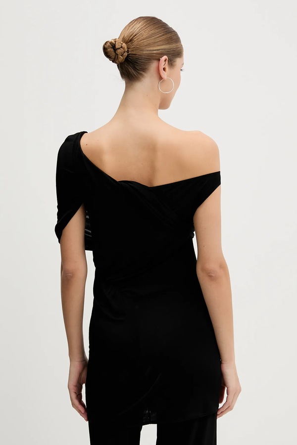 Блузка Rick Owens Lilies Sahara колір чорний фото 2