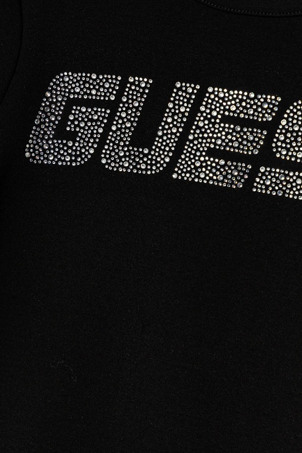 Детская футболка Guess цвет черный фото 2