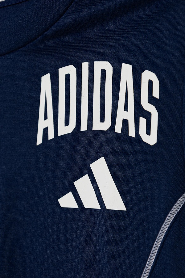Дитяча футболка adidas колір синій фото 3