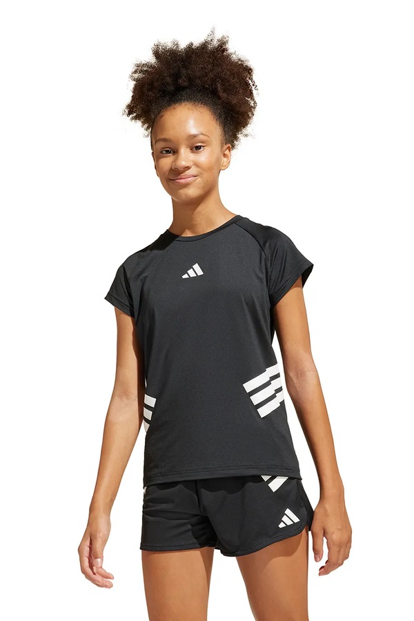 Дитяча футболка adidas колір чорний фото 4