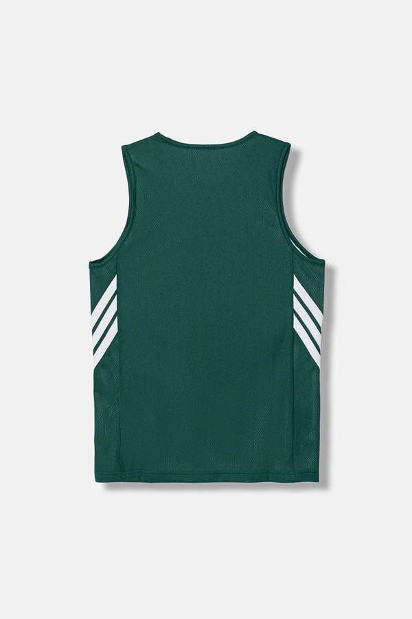 Двусторонняя детская футболка adidas Originals цвет зеленый фото 2
