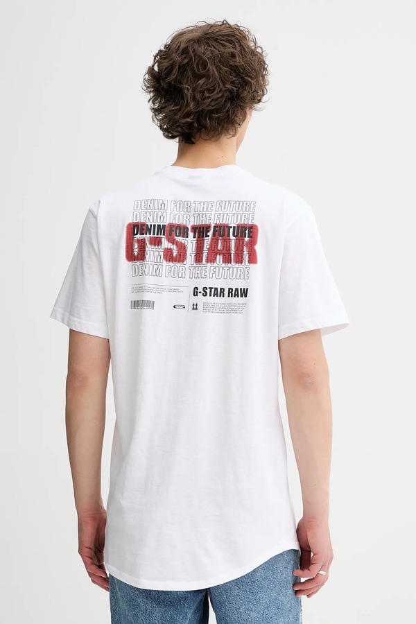 Бавовняна футболка G-Star колір білий