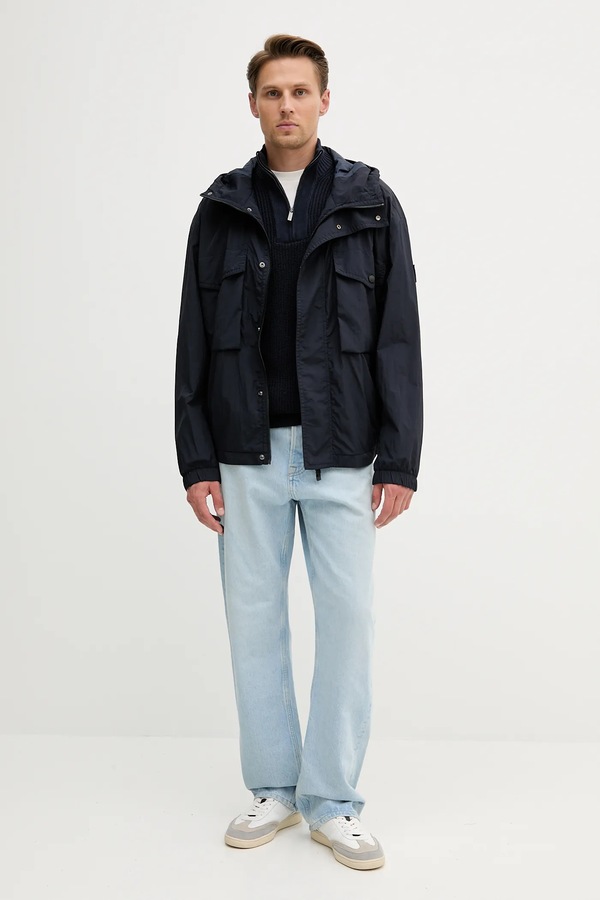 Хлопковая футболка Hackett London цвет бежевый