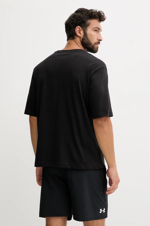 Футболка basic мужская хлопковая Puma Wardrobe Essential цвет черный фото 2