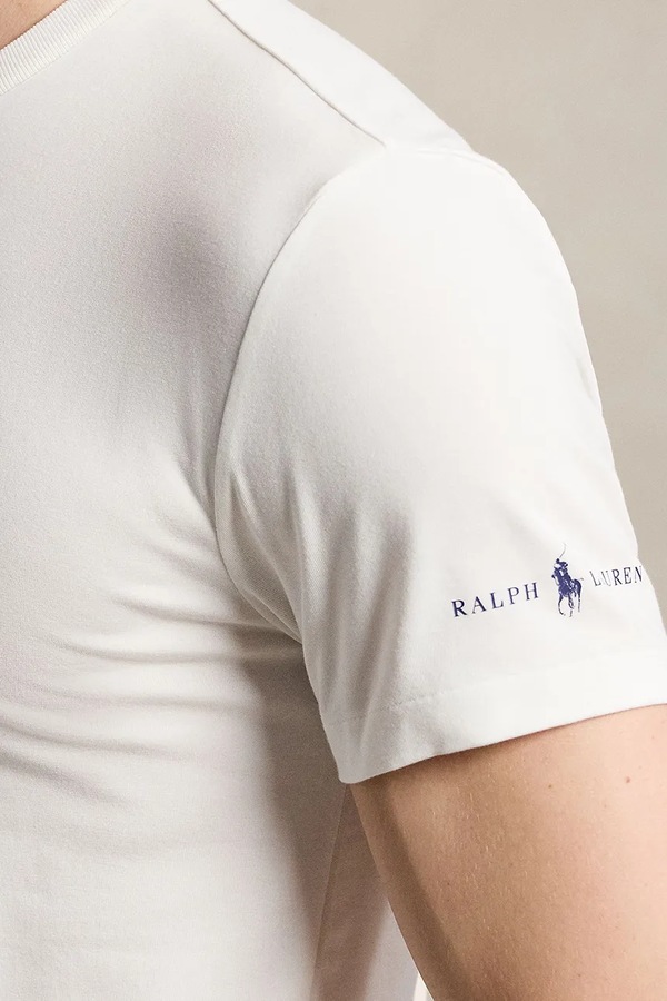 Футболка чоловіча 3 шт. Polo Ralph Lauren колір білий фото 2