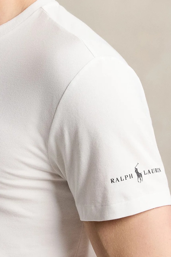 Футболка чоловіча 3 шт. Polo Ralph Lauren колір білий фото 4