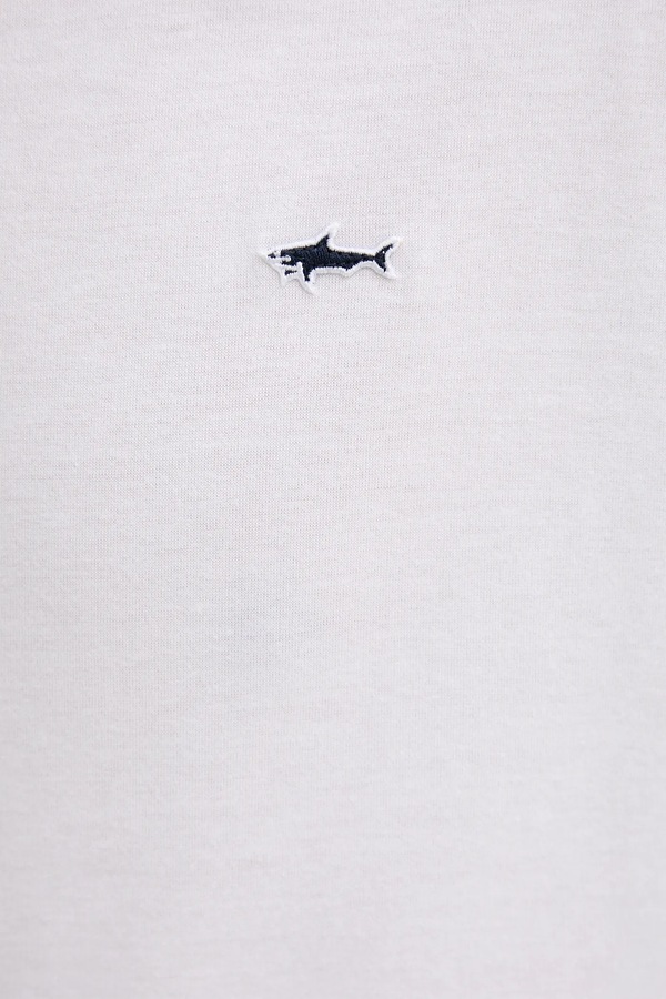 Бавовняна футболка Paul&Shark Knitwear колір білий фото 4