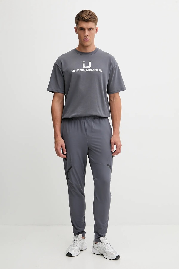 Футболка Under Armour колір сірий фото 2