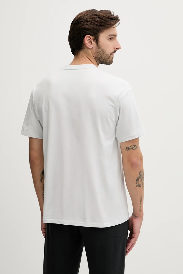 Бавовняна футболка Nike Essential SS HeavyMax 90 колір сірий фото 2