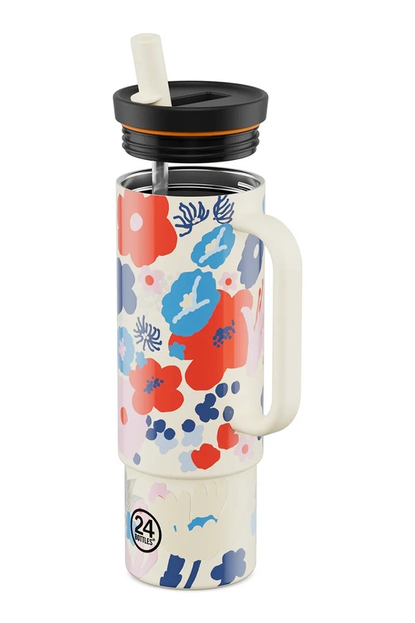 Термокружка із соломинкою 24bottles Straw Cup 800 ml колір барвистий фото 2