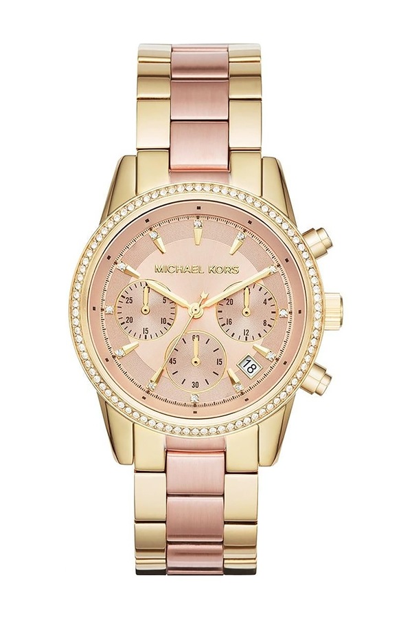 Годинник жіночий Michael Kors Ritz Chrono колір золотий