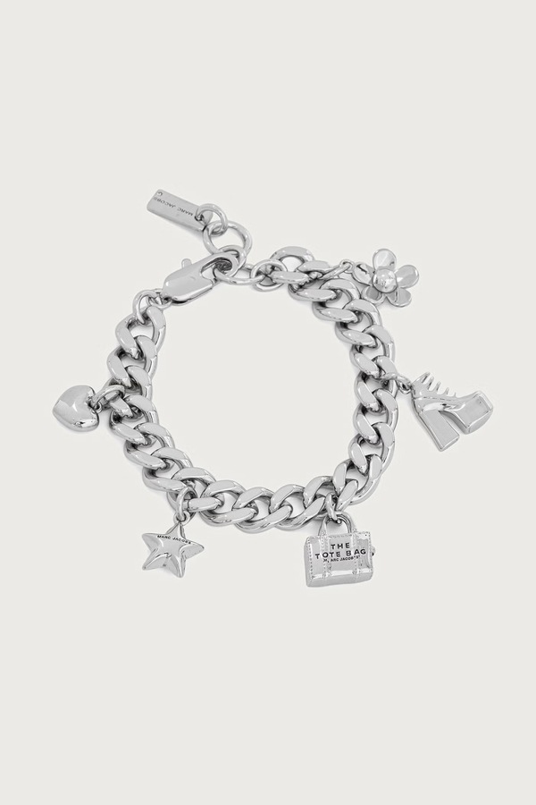 Браслет жіночий посріблений MARC JACOBS MINI ICON