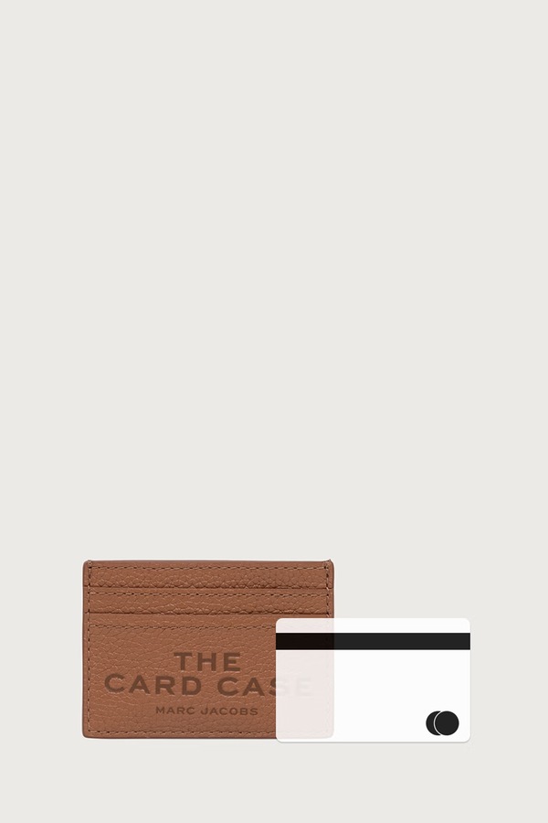 Чохол для карток жіночий шкіряний MARC JACOBS THE CARD CASE колір коричневий фото 4