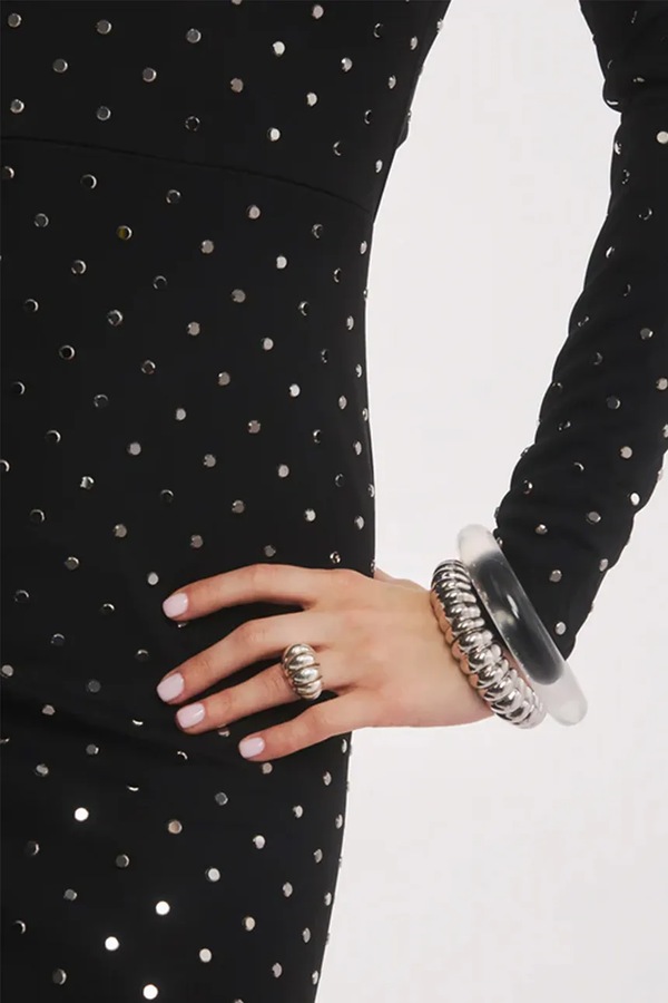 Каблучка жіноча срібна BERRIES Groove silver ring фото 3