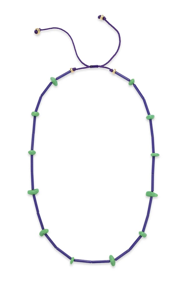 Намисто жіноче BERRIES Rush Necklace колір темно-синій