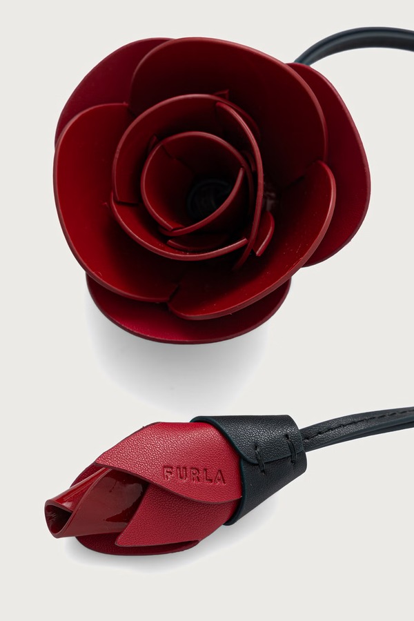 Брелок жіночий шкіряний Furla Allegra Rose Charm фото 3