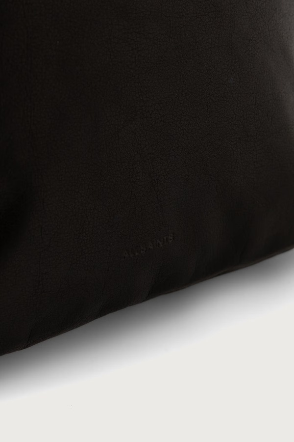 Косметичка жіноча шкіряна AllSaints LUTECE колір чорний фото 3
