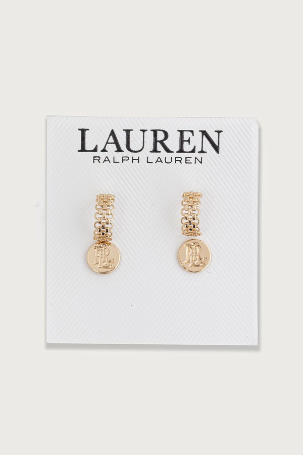Сережки жіночі металеві 2 шт. Lauren Ralph Lauren колір золотий фото 4