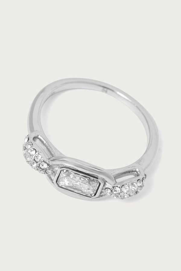 Кольцо женская кристалл Guess RADIOSA