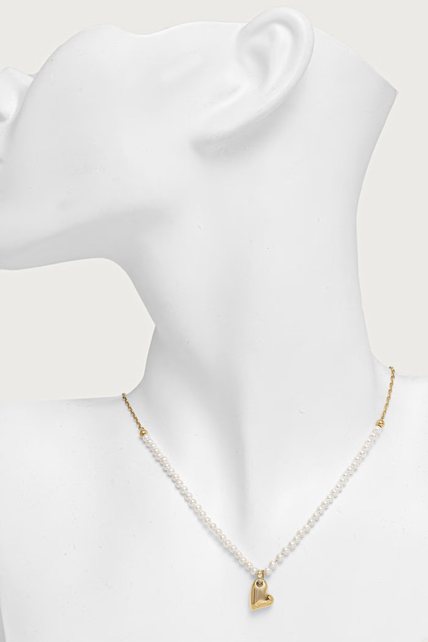 Намисто жіноче з нержавіючої сталі Guess GOLDEN LOVE колір золотий фото 3
