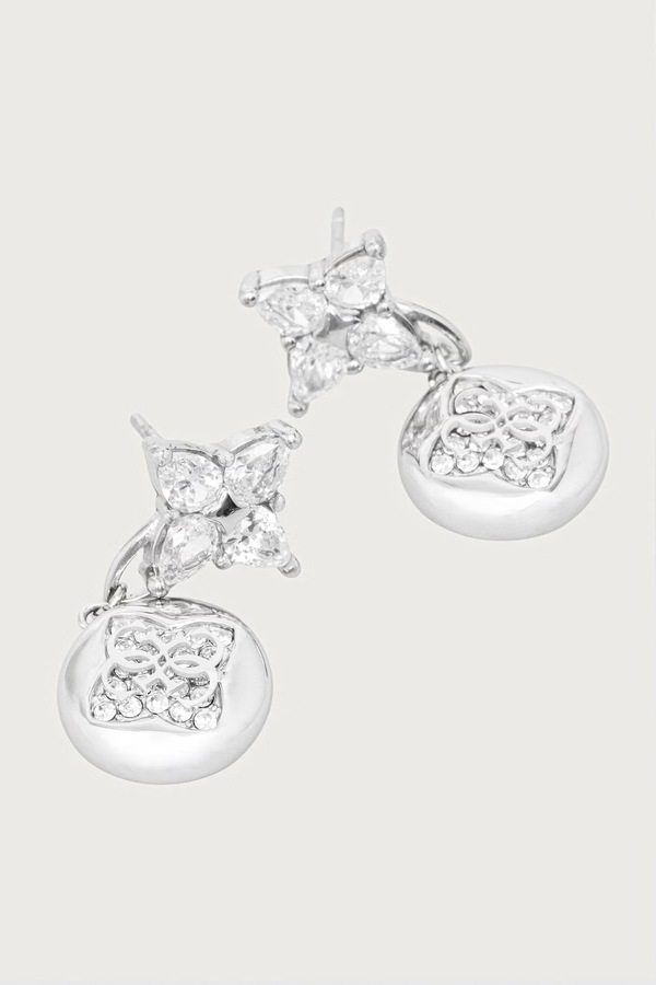 Сережки жіночі з нержавіючої сталі Guess SPINNING BLOOM фото 2
