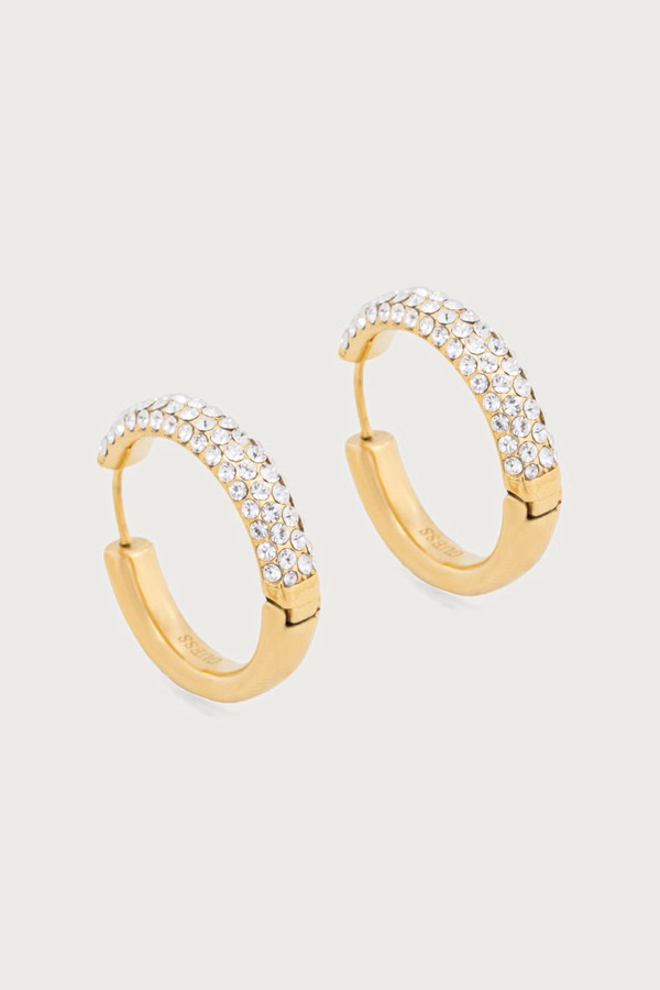 Сережки жіночі Guess MADISON колір золотий