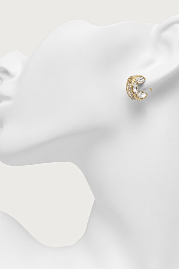 Сережки жіночі з нержавіючої сталі Guess 4G SUPREME колір золотий фото 2