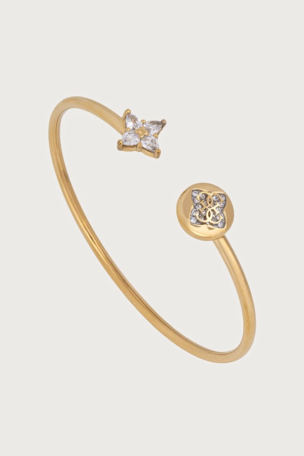 Браслет жіночий з нержавіючої сталі Guess SPINNING BLOOM