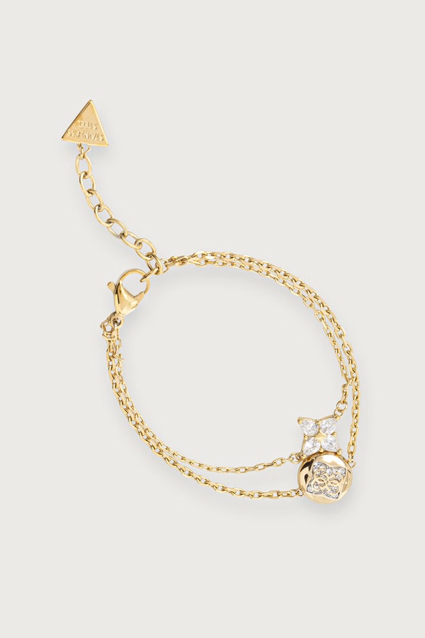 Браслет жіночий з нержавіючої сталі Guess SPINNING BLOOM