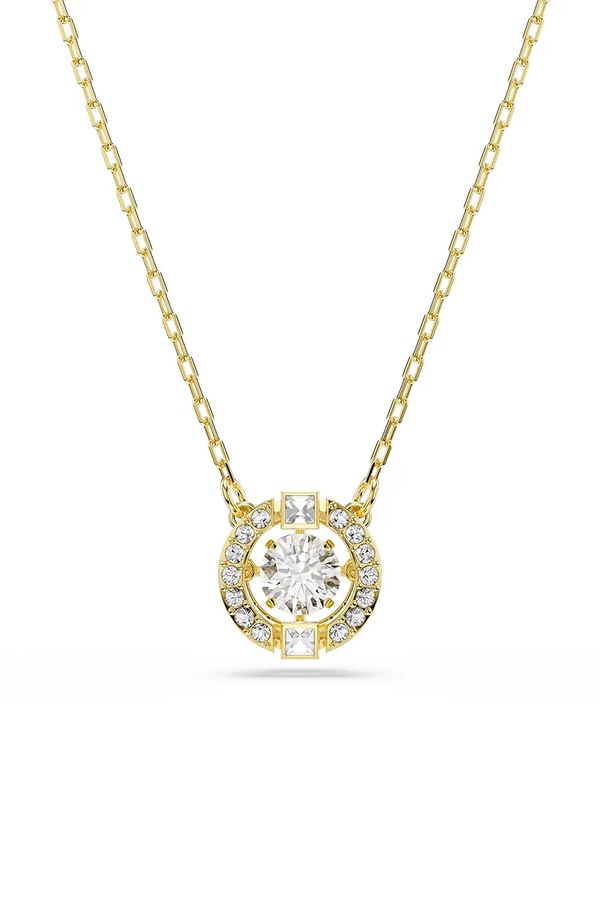 Ожерелье женское позолоченное с цирконием Swarovski UNA