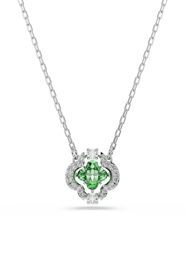 Ожерелье женское с цирконием Swarovski UNA цвет зеленый