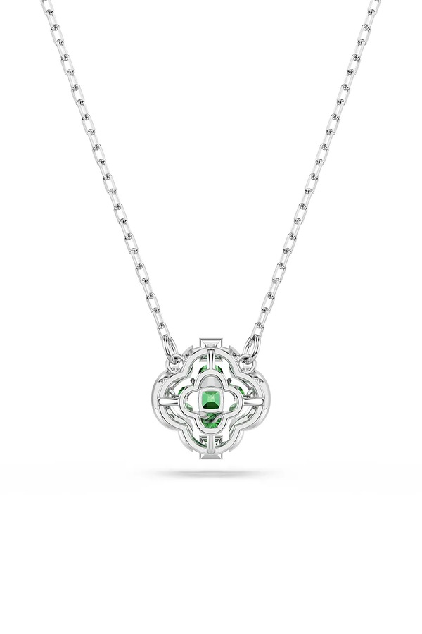Намисто жіноче з цирконієм Swarovski UNA колір зелений фото 4
