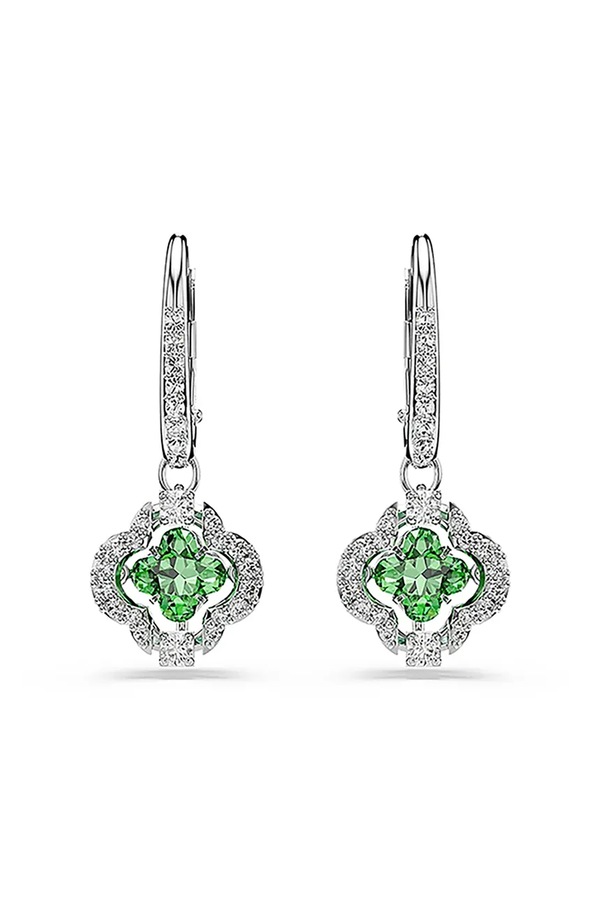 Серьги женские металлические с цирконием Swarovski UNA
