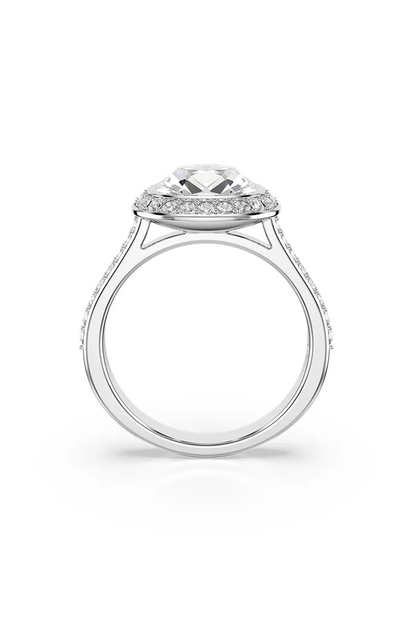 Каблучка жіноча металева з кристалом Swarovski UNA колір срібний фото 4